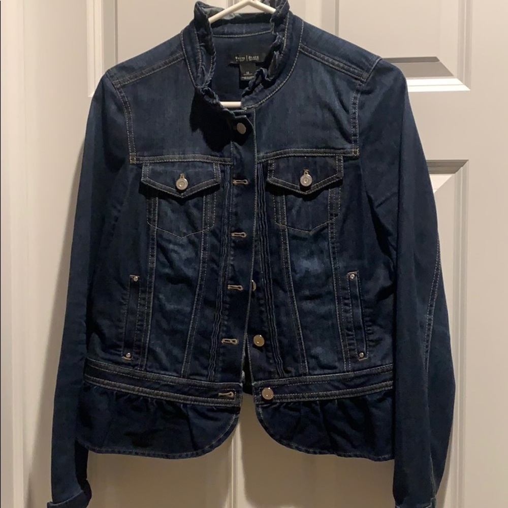 White House Black Market Jean Jacket